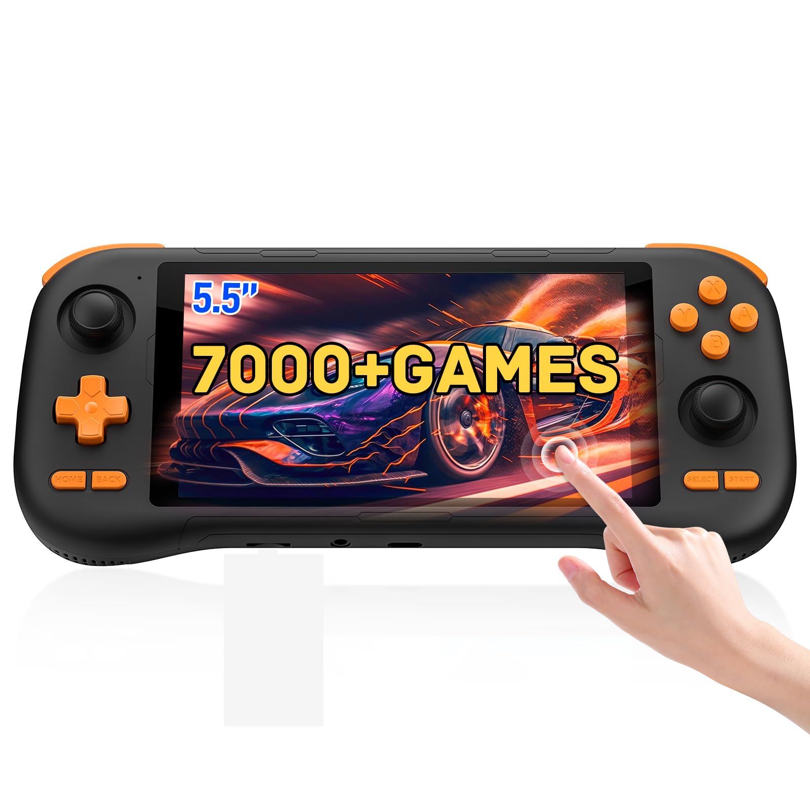 Amazon | kinhank K56 レトロハンドヘルドゲーム機 7000以上のゲームに