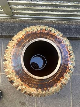 Amazon.co.jp: 小鹿田 大壺 小鹿田焼 流し掛け 民藝 飾壷 壷 坂本茂木