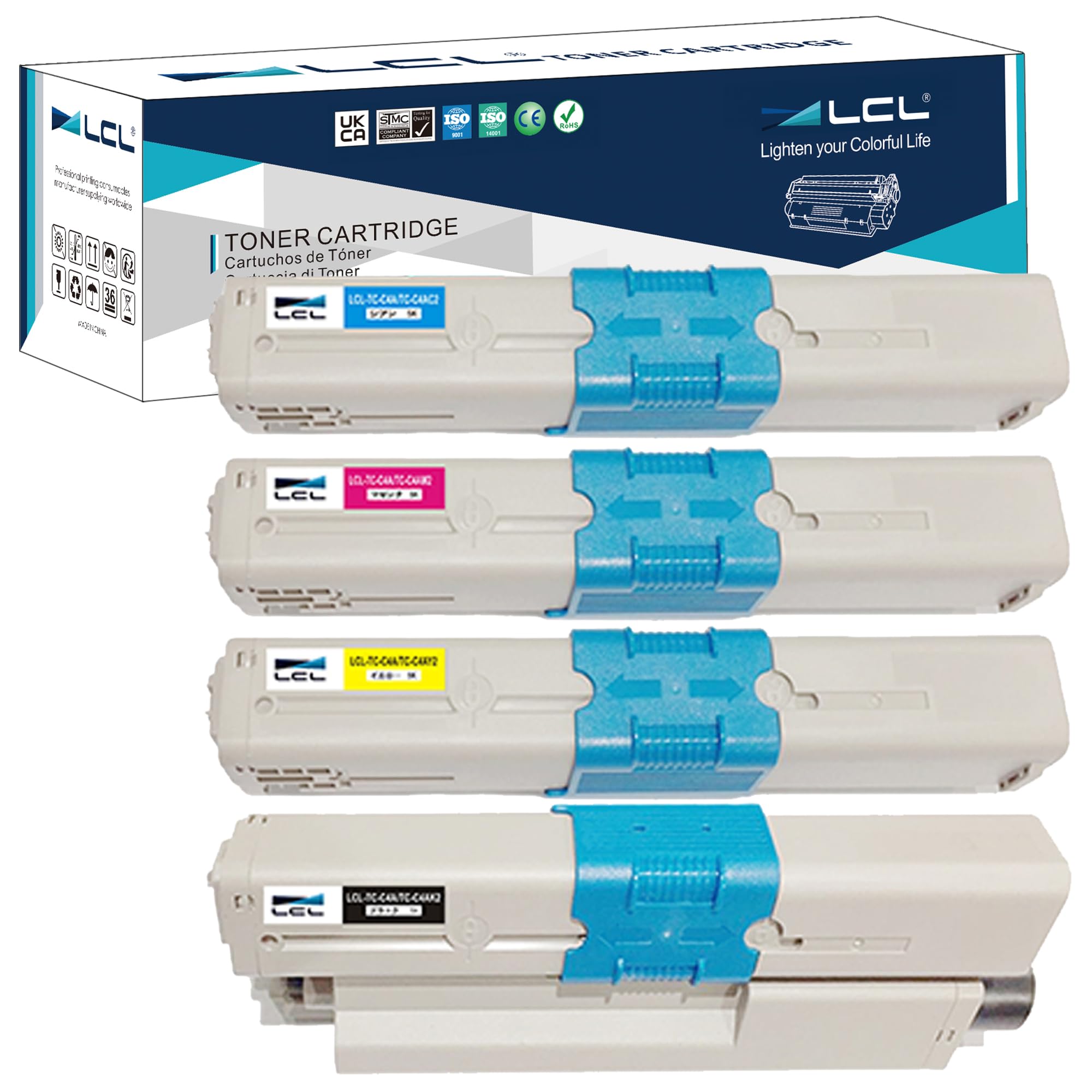 Amazon.co.jp: LCL OKI用 TC-C4A TC-C4AK2 TC-C4AC2 TC-C4AM2 TC-C4AY2