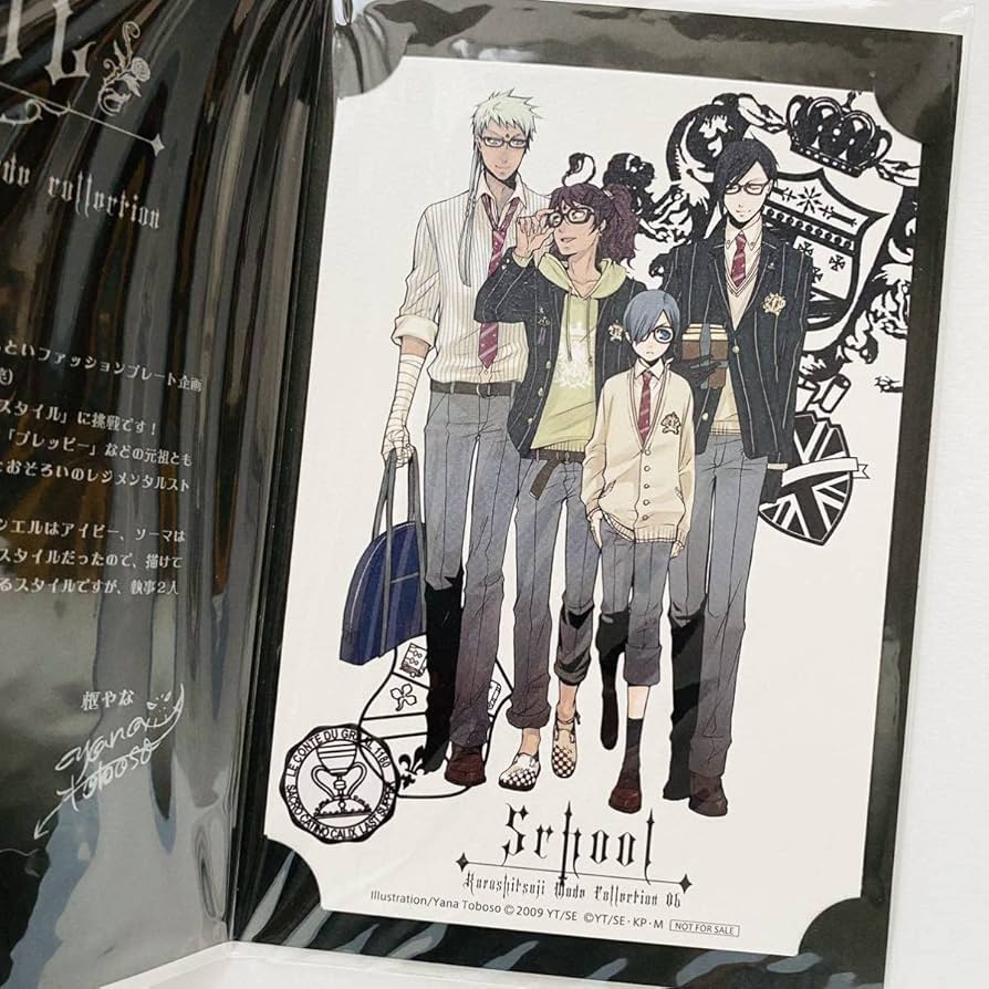 Amazon.co.jp: 黒執事クロコレ/イラストカード/アニメイト/特典