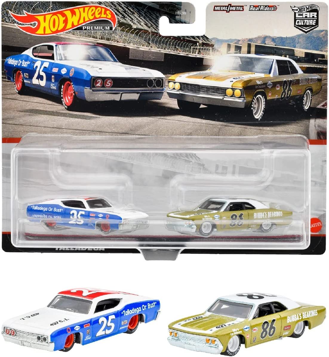 Amazon.com: Hot Wheels Premium Car Culture 2-Pack '69 Ford Torino
