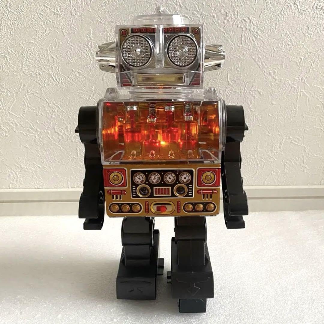 Amazon.co.jp: デッドストックピストンロボット 70年代レトロ 堀川玩具