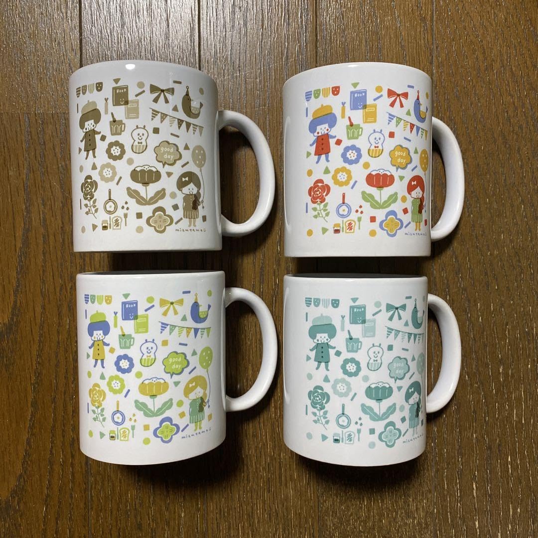 Amazon.co.jp: mizutamaさん 限定マグカップ 4個セット ホビー グッズ