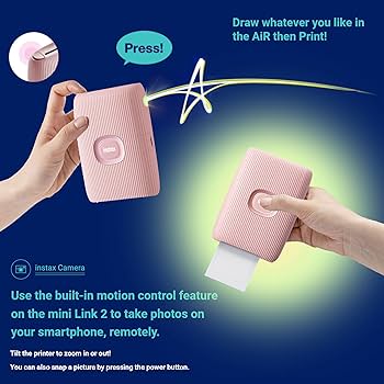 Amazon | 富士フイルム Instax Mini Link 2 スマートフォンプリンター