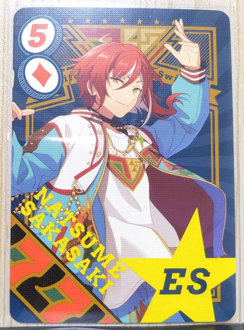 Amazon.co.jp: あんスタ 逆先夏目 7周年 ビジュアルプレイングカード