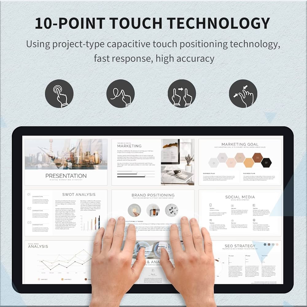 Amazon.co.jp: TouchWo 27インチ産業用タッチスクリーンオールインワン