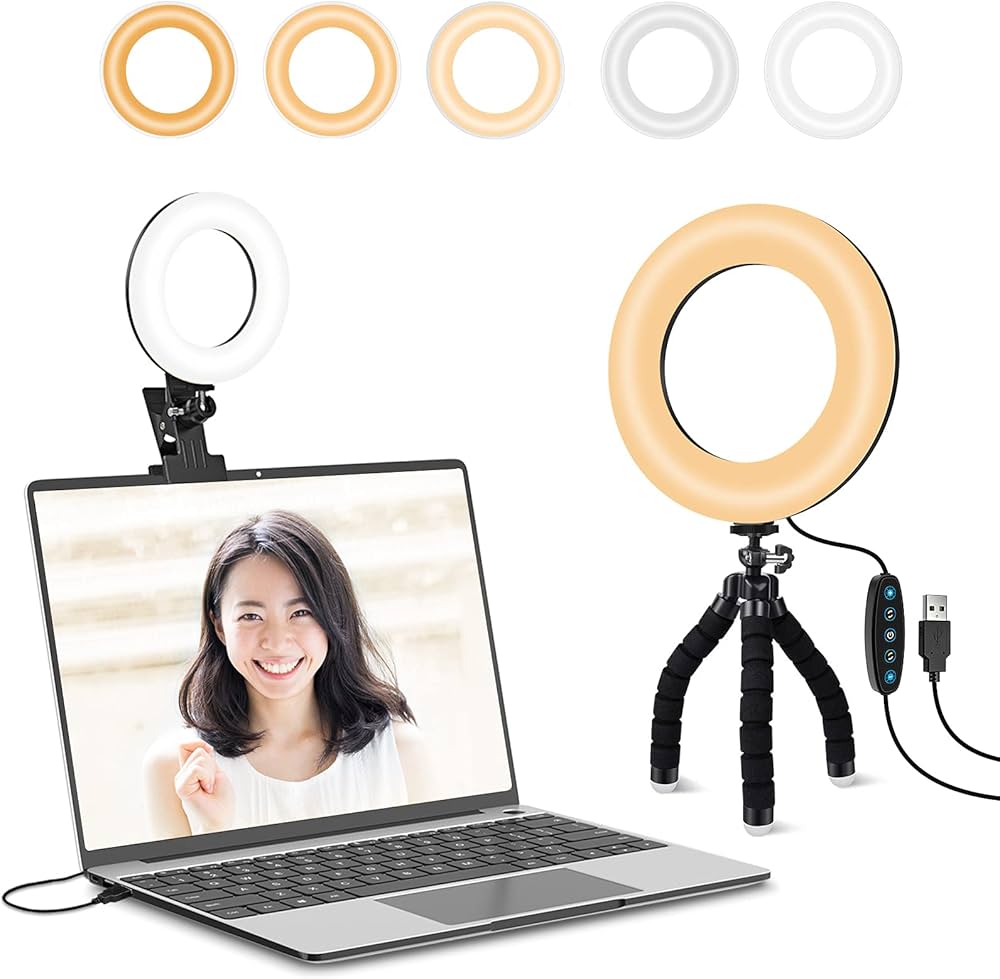 Amazon | リングライト 6.3インチ【Kimwood 革新モデル】リングライト