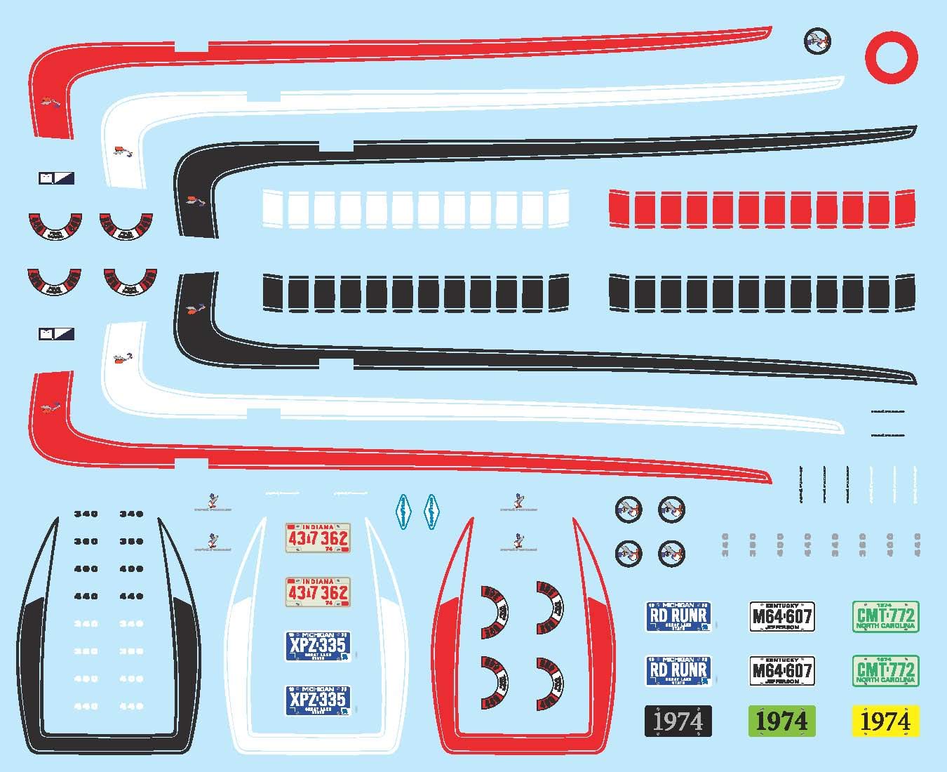 Amazon | MPC 1/25 1974 プリムス ロードランナー プラモデル MPC920