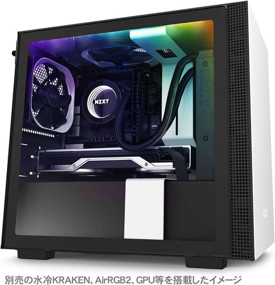 Amazon.co.jp: NZXT H210i mini-ITXケース RGB LED発光&ファン制御機能