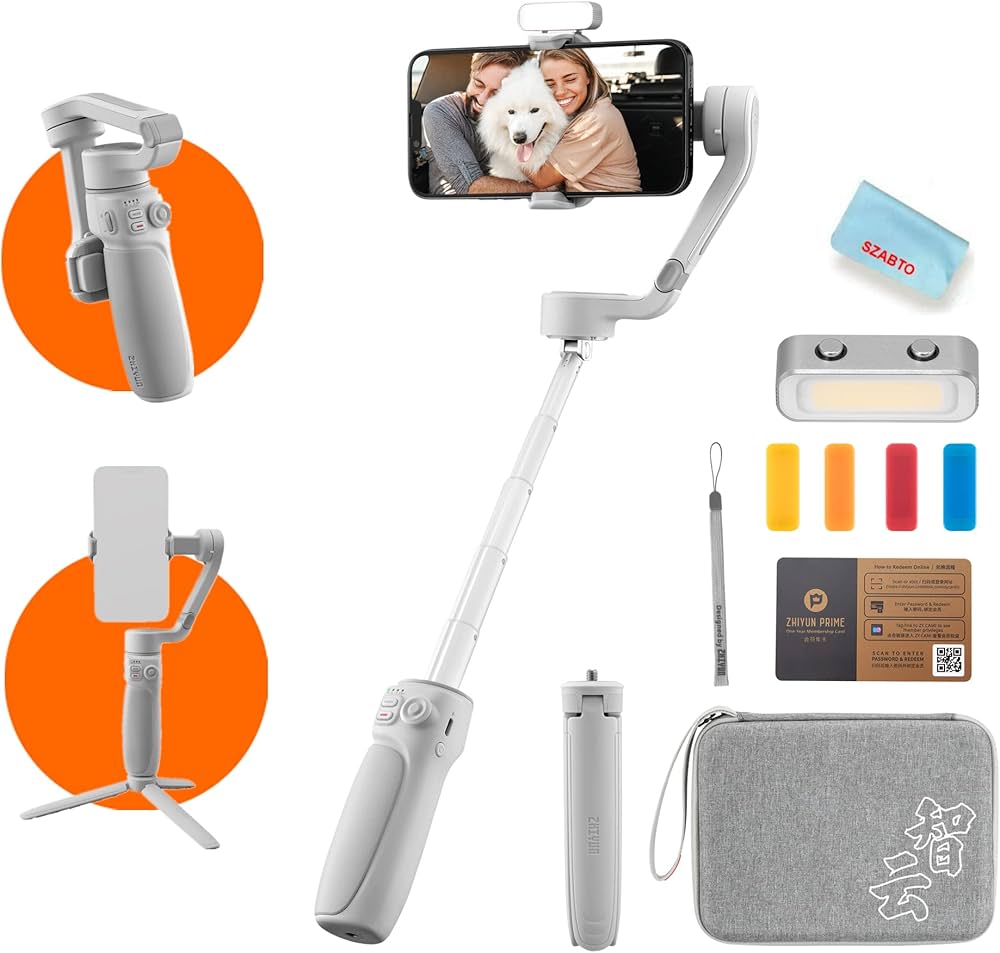 Amazon.co.jp: Zhiyun Smooth Q4コンボスタビライザー スマホ 携帯電話