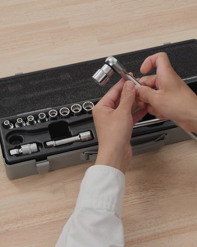 Amazon | トネ(TONE) ソケットレンチセット 1570M 差込角9.5mm(3/8