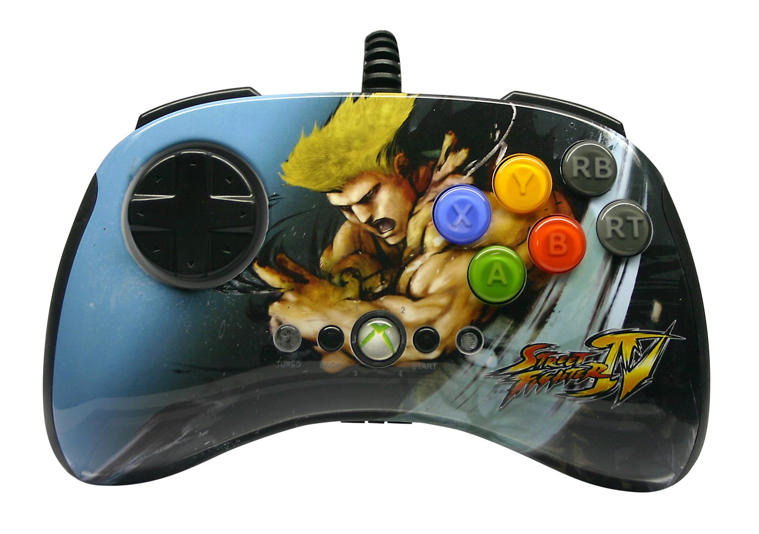 Amazon.com: Xbox 360 Street Fighter IV Round 2 FightPad - Guile