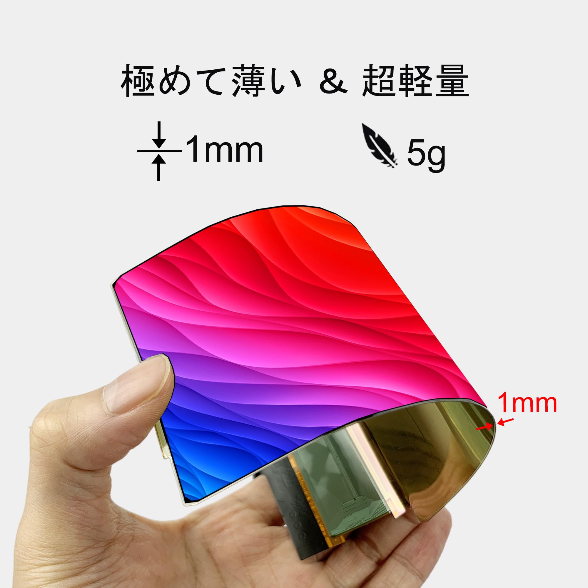 Amazon.co.jp: wisecoco 6インチ 2K OLED ディスプレイ フレキシブル