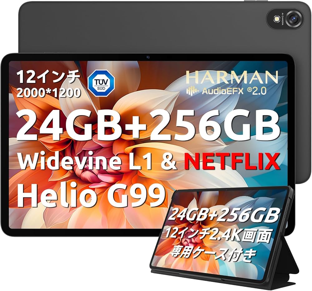 Amazon.co.jp: Blackview Tab18 12インチタブレット 24GB+256GB+1TB TF