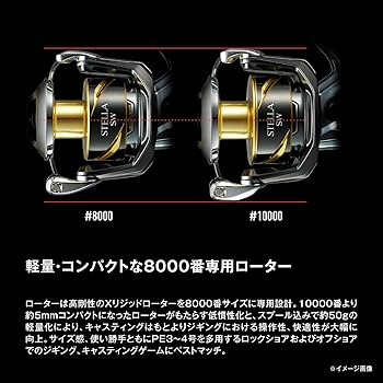 Amazon | シマノ(SHIMANO) スピニングリール 25ステラ SW 8000HG