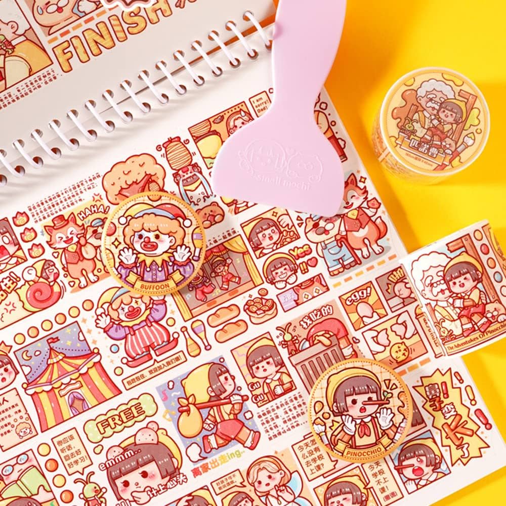 Amazon.co.jp: Alideco 1個 マスキングテープ 和紙テープ かわいい