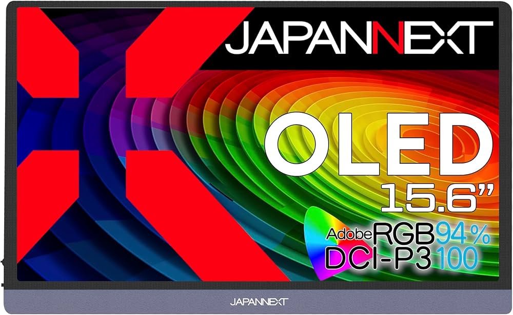 Amazon.co.jp: JAPANNEXT 15.6インチ 有機EL(OLED)パネル搭載 4K