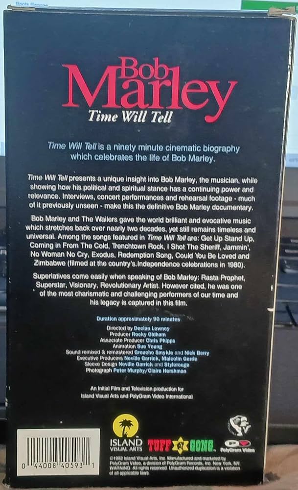 Amazon.co.jp: Time Will Tell [VHS] : Marley, Bob: DVD