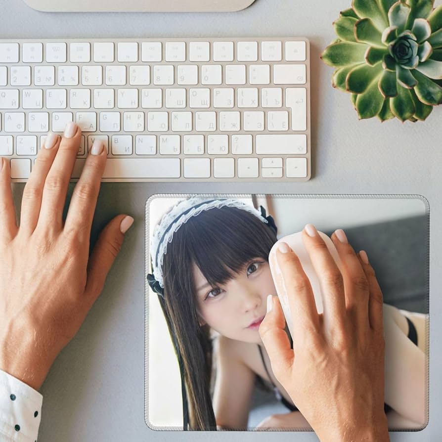 Amazon.co.jp: えなこ マウスパッド ゲーミングマウスパッド 小型