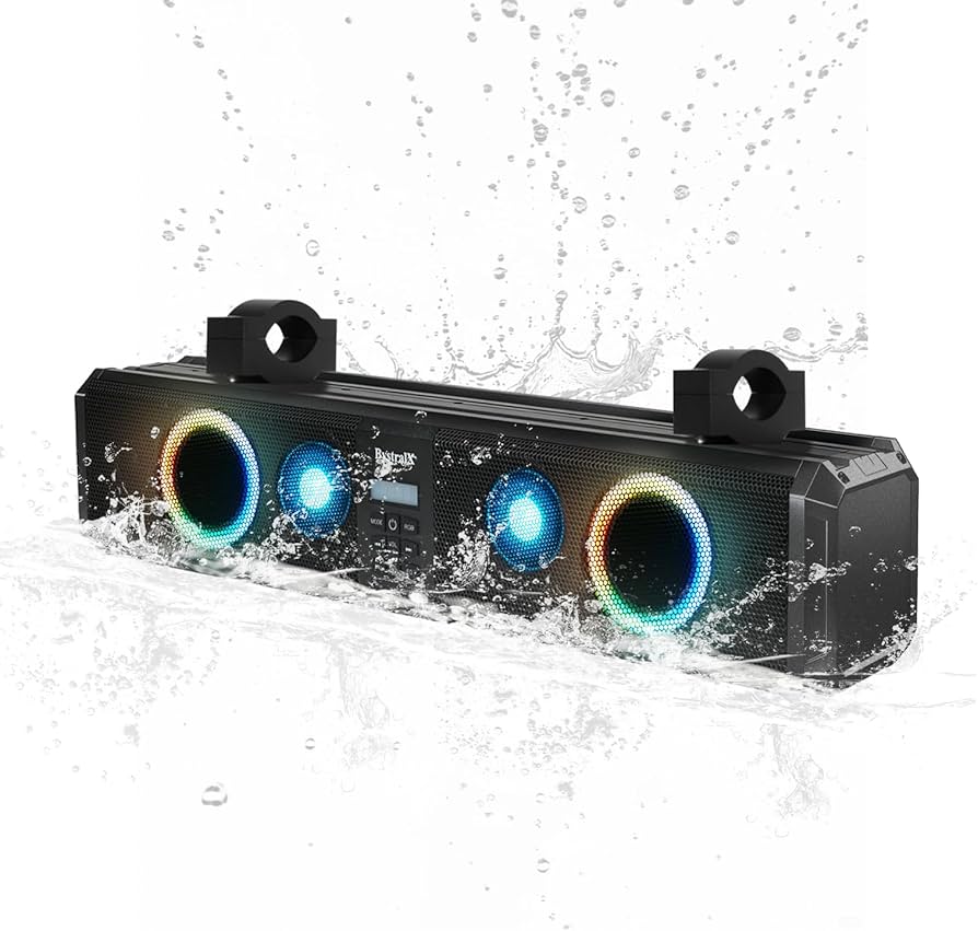 Amazon.com: BystralX 26'' UTV Sound Bar, IP66 Waterproof SXS Sound