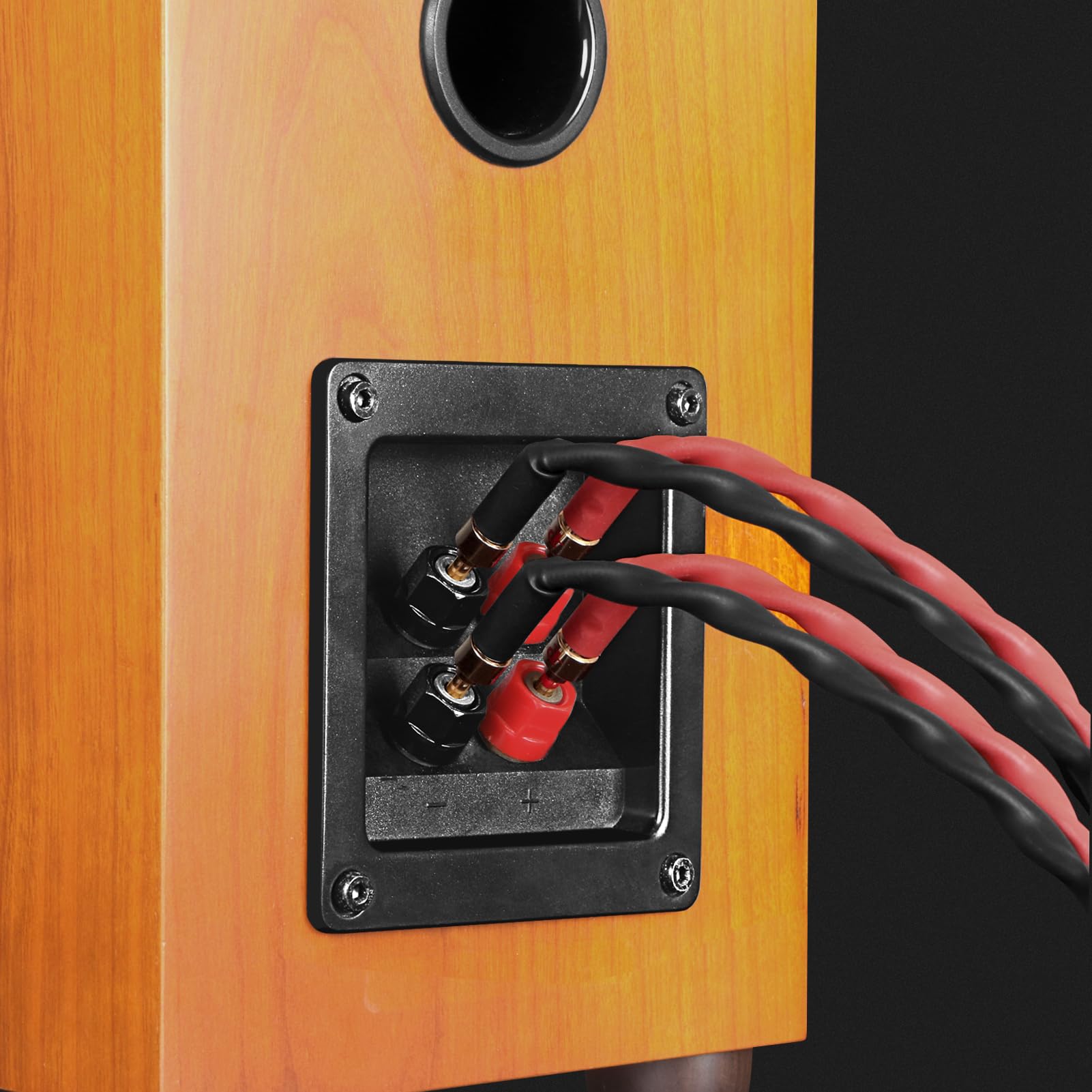 Amazon.co.jp: k4B-2B バイワイヤスピーカーケーブル (バナナプラグ2個