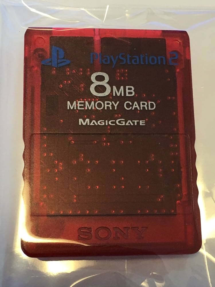 Amazon | Playstation 2 専用メモリーカード (8MB) クリムゾンレッド