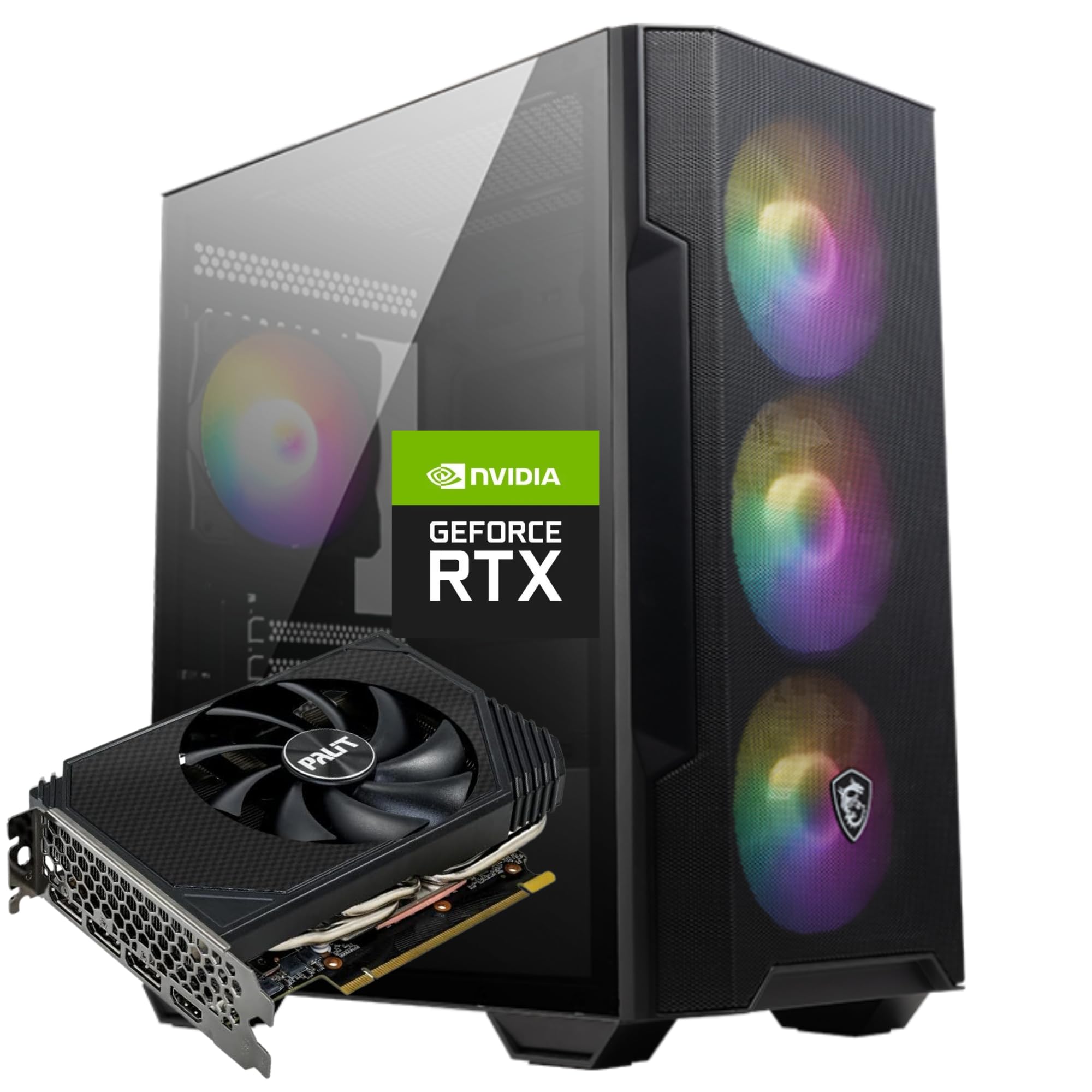 Amazon.co.jp: WaffleMK ゲーミングPC デスクトップPC タワー型 G