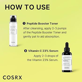 Amazon.com: COSRX Vitamin C 23% Peptide Booster Set - Amazon