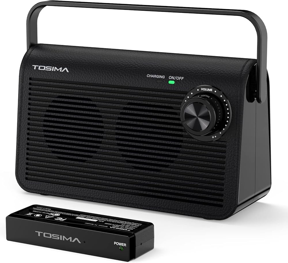 Amazon.co.jp: Tosima ワイヤレス 手元 スピーカー テレビ用 高齢者 TV