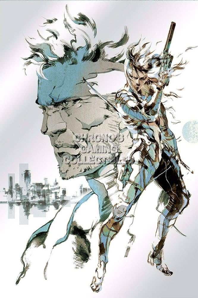 メタルギアソリッド2 ポスター 非売品・B2サイズ メタルギアソリッド2