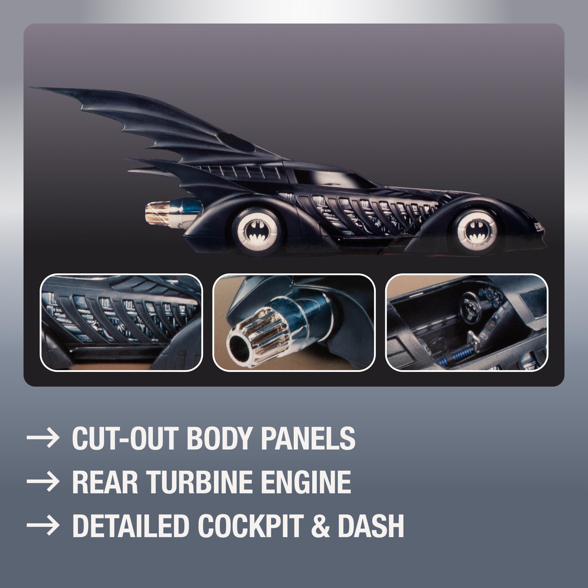 Amazon | AMT バットマン・フォーエヴァー バットモービル 1/25