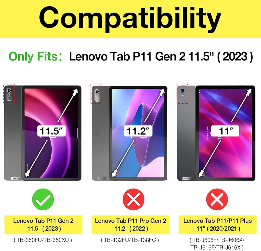 Amazon.com: ProCase for Lenovo Tab P11 2nd Gen Case 11.5
