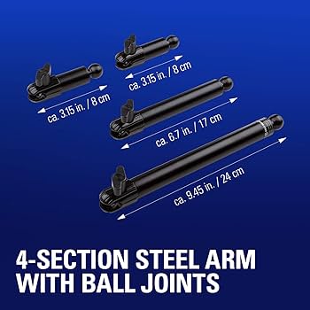 Amazon.com: Elgato Flex Arm L, Premium 4-Section Articulated Arm