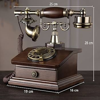 Amazon.co.jp: 回転式ダイヤル電話、レトロな固定電話、ヨーロッパ