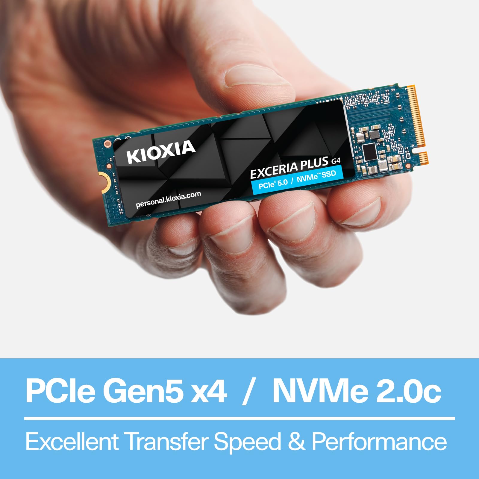 Amazon.com: Kioxia Exceria Plus G4 NVMe M.2 2280 2TB PCIe 5.0 Gen5