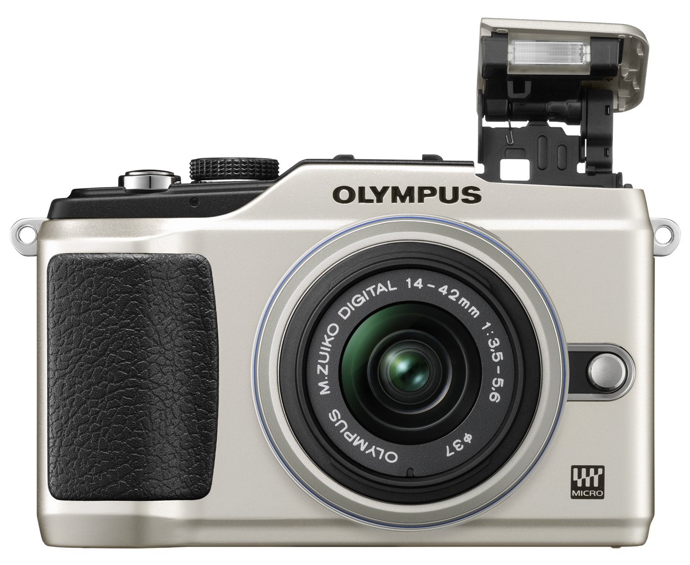 Amazon | OLYMPUS ミラーレス一眼 E-PL2 レンズキット ゴールド E-PL2