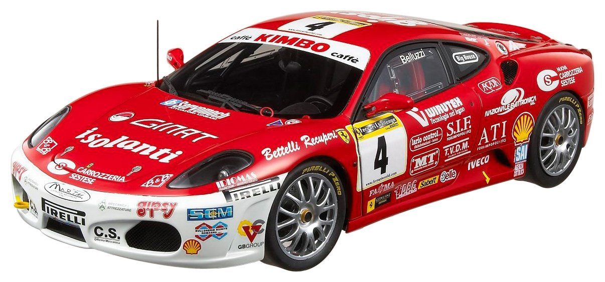 Amazon | MATTEL DL 1/18 フェラーリF430チャレンジ Team MOTOR4