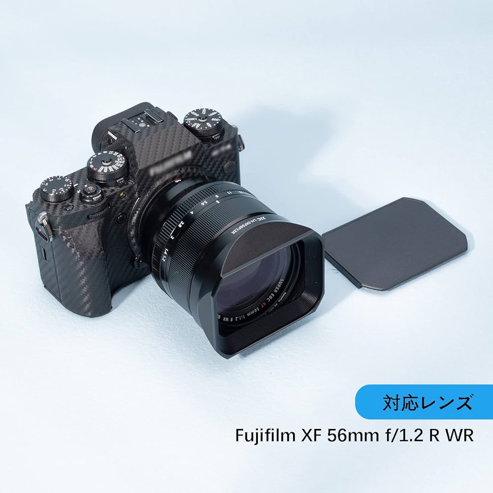 Amazon | JJC メタル 正方形 レンズフード + フードキャップ Fujifilm