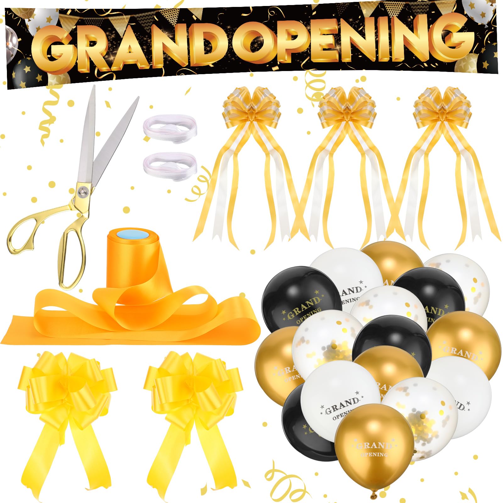 Amazon.com: Halloscume 55 Pcs Grand Opening Ribbon Decor Cutting