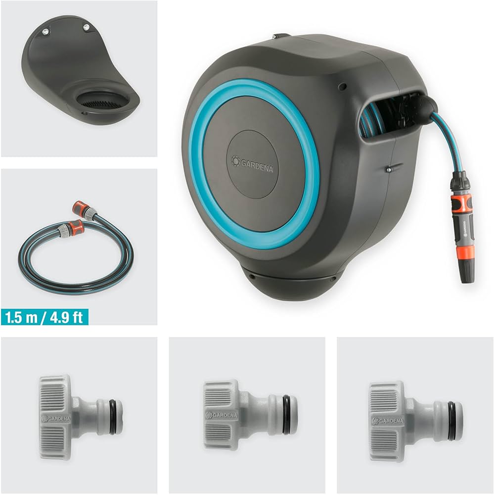 Amazon | GARDENA(ガルデナ) 壁掛け式 自動巻取りホースボックス