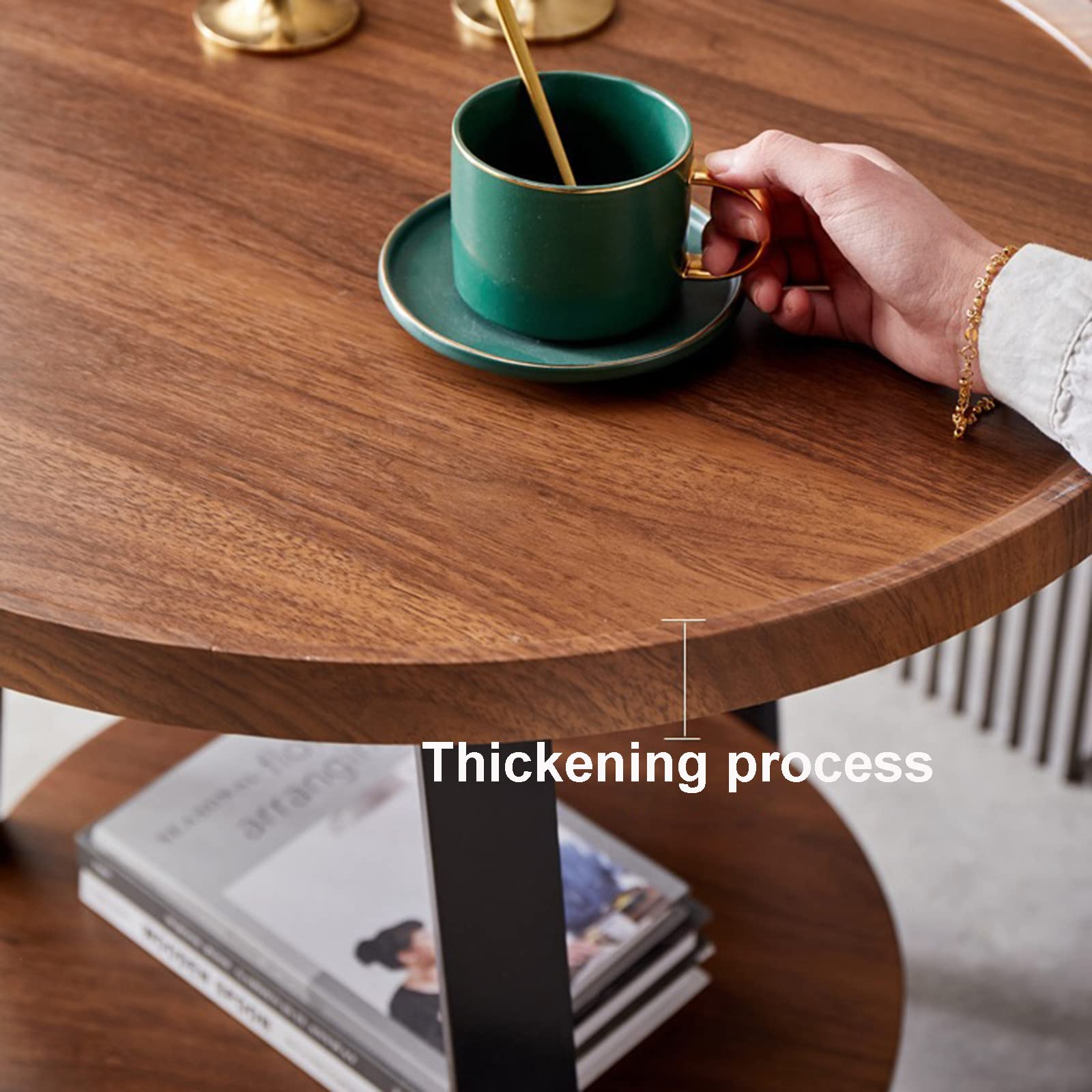 Amazon｜ソファサイドテーブル、小さなラウンドサイドテーブル