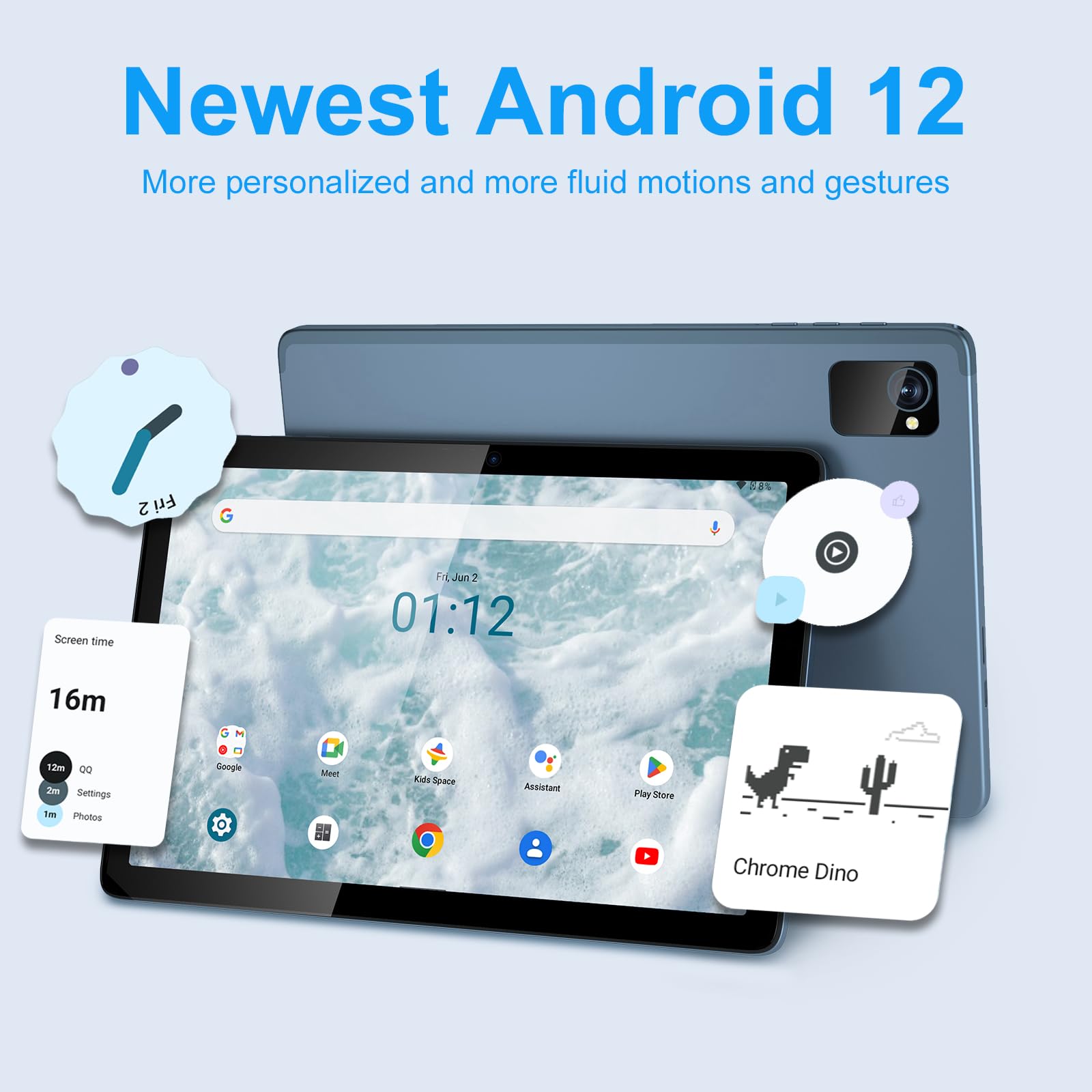 Amazon.co.jp: 【Android 13 8コア大容量 】Dewsod タブレット 10