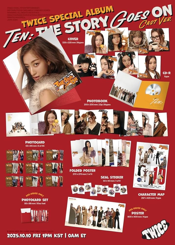 Amazon.co.jp: TWICE - [TEN: The Story Goes On] Special album 韓国