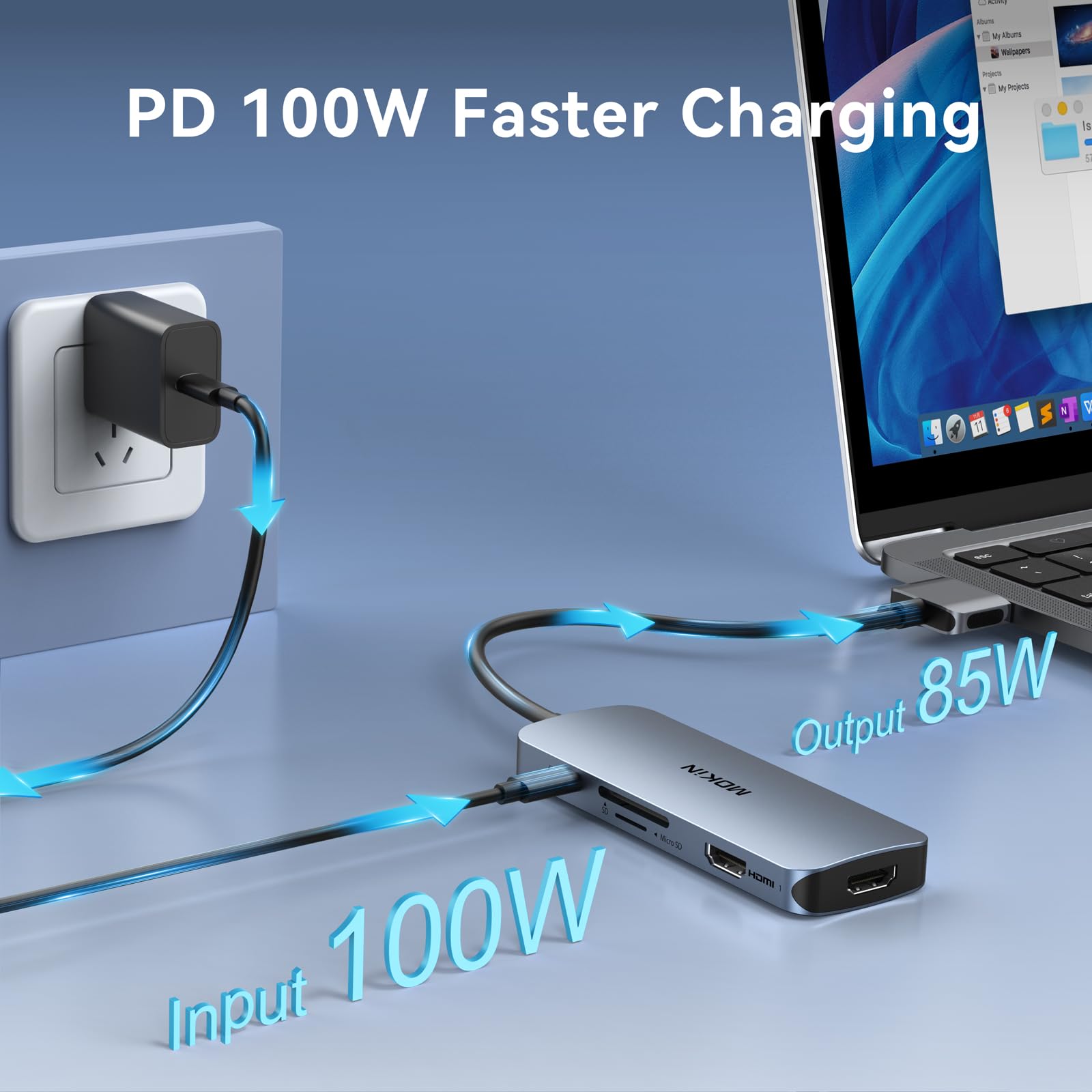 Amazon | MacBook Pro Air用ドッキングステーション、USB Cドッキング