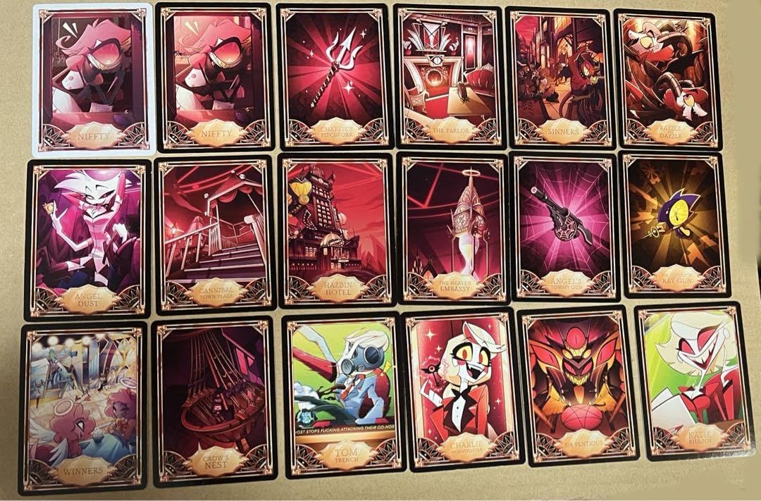 Amazon.co.jp: hazbin hotel ハズビンホテル ニフティ foil カード 他