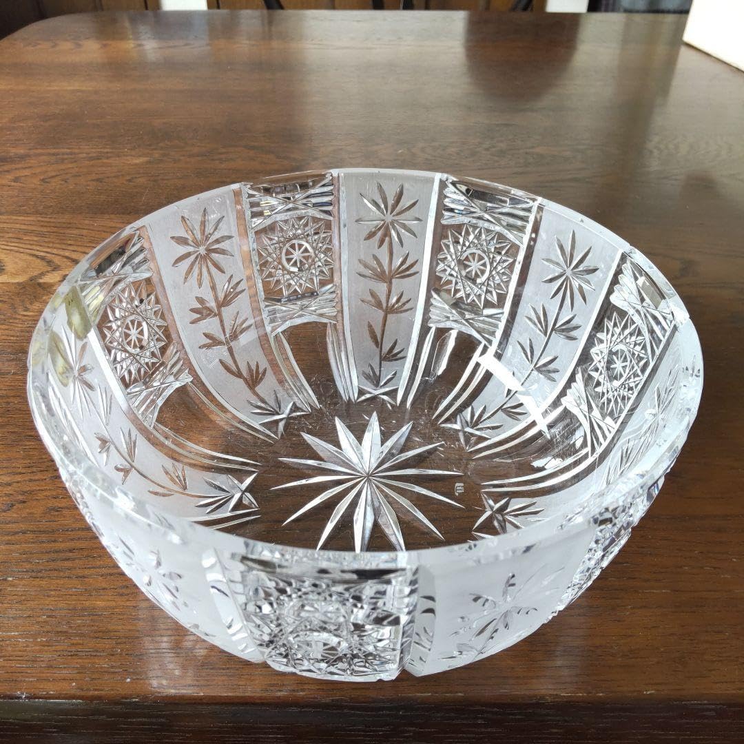 BOHEMIA ボヘミア クリスタル コンポート デザート椀 フルーツボウル