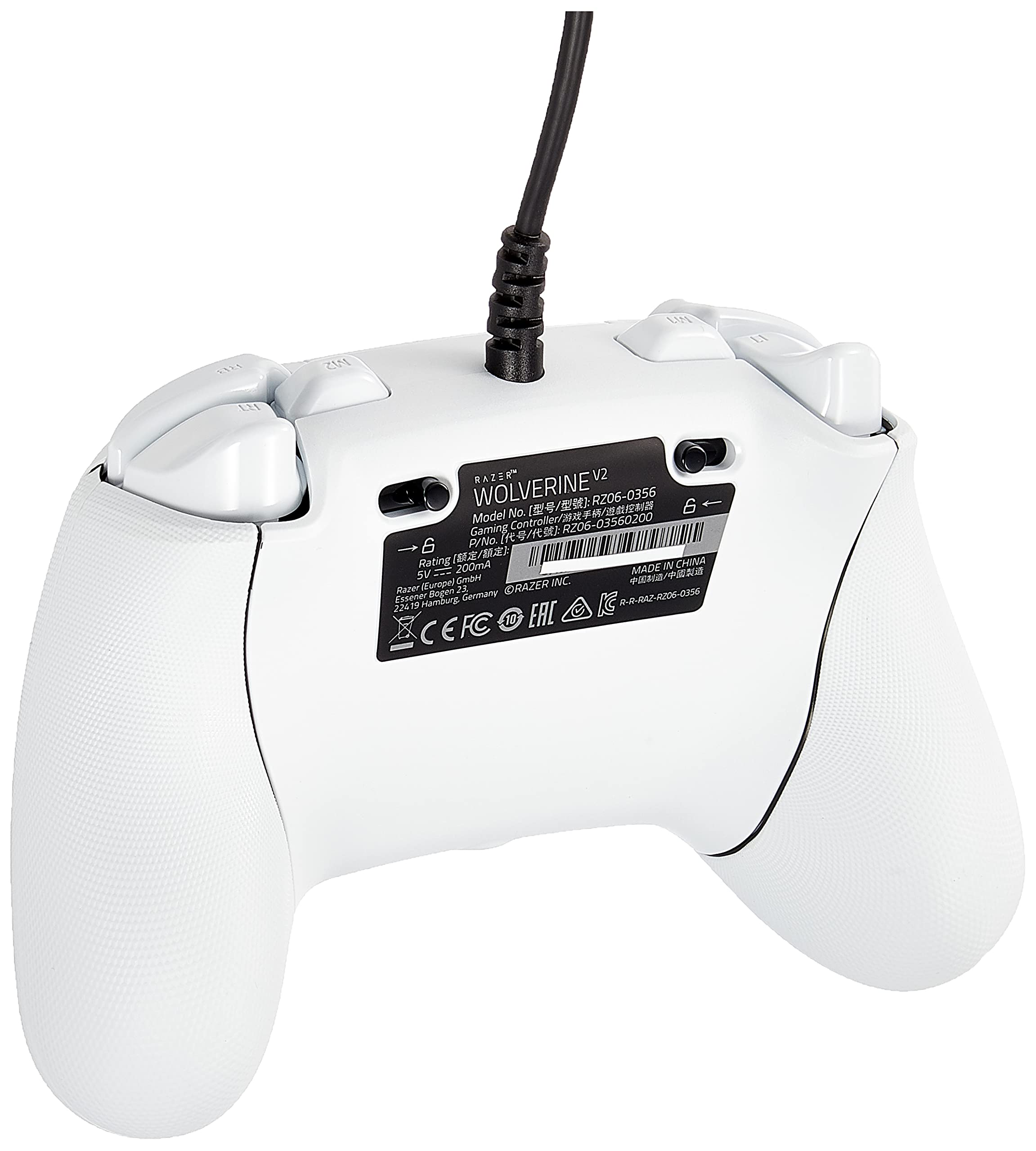 Amazon.co.jp: Razer Wolverine V2 (Mercury White) PC＆XBOX用
