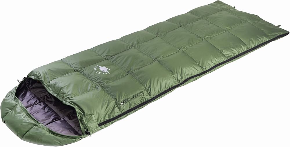 Amazon.co.jp: 寝袋 シュラフ 封筒型 ダウン 1kg収納 コンパクト