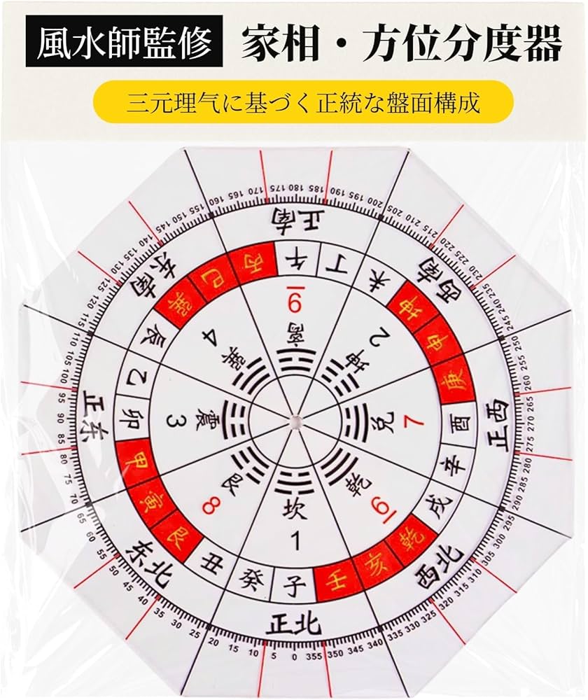Amazon | 【風水師監修】方位分度器 家相方位盤 【家相チェック