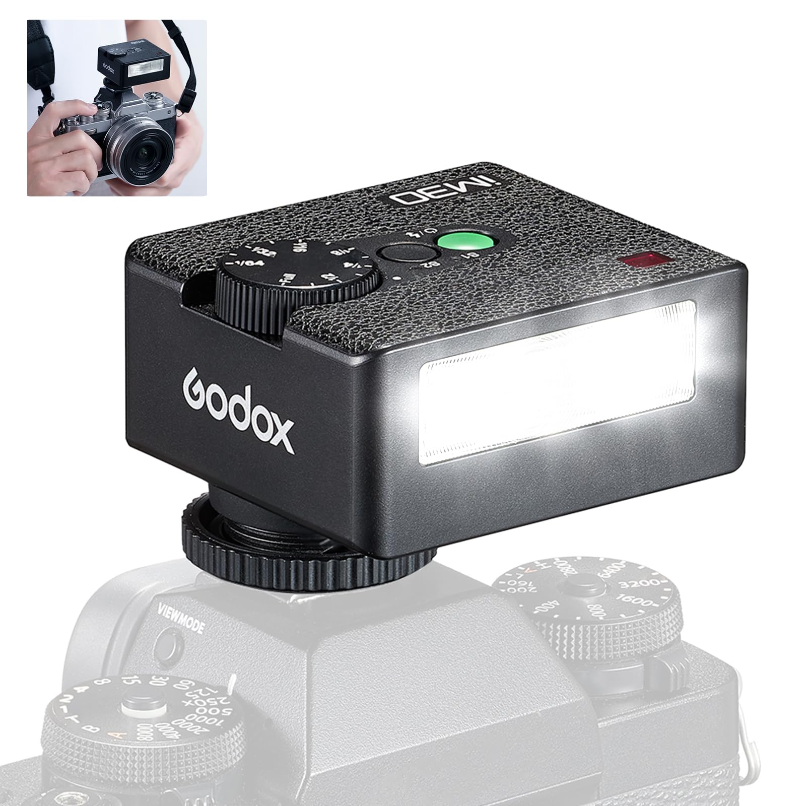 Amazon | [GODOX 正規代理店] Godox IM30 カメラフラッシュ、ミニ